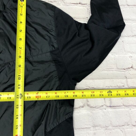 Nike Golf Men Pullover 1/4 Zip Windbreaker Jacket Size Small Black B323 -19 - Picture 4 of 16